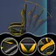 Кресло геймерское PLAYER с подставкой для ног и массажем Black/Yellow (100015) - миниатюра 7
