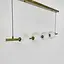 Удлиненная латунная люстра с 4-мя акриловыми шариками | Ст. 910A/4 AB | Line F - миниатюра 4
