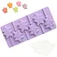 Силиконовая форма для леденцов и конфет на палочке "Звезда", Kitchen Master Сиреневый 87459 - миниатюра 1