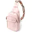 Компактна жіноча сумка з однією лямкою через плече з гладкої екошкіри Vintage 22766 рожева - мініатюра 1