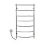 Электрический полотенцесушитель Kosser Каскад Дуга 900x500/7 EL рег. ДКД03ЕL, Хром, Левое - миниатюра 2