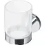 Склянка з настінним тримачем скляна AM.PM X-Joy A85A34300 хром - мініатюра 1
