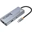 USB-хаб Hoco HB51 Wow 6-in-1 Deep Space Gray [140639] - миниатюра 4