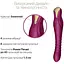 Смарт-вибратор-пульсатор Zalo King Velvet Purple кристалл Swarovski - миниатюра 5