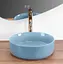 Умивальник Rea Sami blue shiny накладний REA-U6619, Синий - мініатюра 4