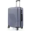 Валіза Середня (М) Полікарбонат На 4-х подвійних колесах 70л POLO ПК003-М Сірий - мініатюра 1