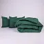 Набір MirSon №1030 Сolor Fun Line Stripe Emerald Bamboo 220 х 240 см смарагдовий (2200010881912) - мініатюра 1