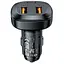 АЗП Acefast B9 PD36W+QC4.0 total 66W (2USB-A/1C) Black - мініатюра 1