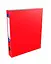 Папка-реєстратор пластикова А4 Е39720-03 Economix з 4-ма D-подібними кільцями 5мм, червона (4044572307125) - мініатюра 1