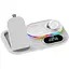 Зарядка Qi 4in1 wireless charger RGB/Clock XYJ A06 сумарно 30 W для Phone/Watch/Earphones - мініатюра 1