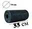 Масажний ролик (роллер) гладкий PowerPlay PP-4347 EPP Foam Roller Чорно/Синій (33x14 см) (PP_4347_Blue_(33*14)) - мініатюра 3