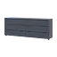 Комод Doros Рон 9 Графит 6 Ящик 160х38х62 (41516176) - миниатюра 1