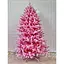 Ялинка штучна Hvoya Super Lux Marshmallow Pink 220 см засніжена - мініатюра 1