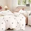 Постельное белье Турция полуторное 100% котон Дима натуральный комплект с компаньоном полуторка Наволочки 70х70 см Бантики - миниатюра 1