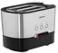 Тостер Ardesto T-K210, Steel Black, 1000W, 2 тости, 2 відділення, 10 режимів підсмажування, автоцентрування, кнопка скасування приготування, підігрів, підсвічення кнопок управління, функція додаткового підйому - мініатюра 4