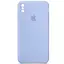 Чохол Epik Silicone Case Square Full Camera Protective AA для Apple iPhone XS Max 6.5 Блакитний/Lilac Blue - мініатюра 1