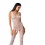 Ажурный бодистокинг с имитацией чулок Passion BS074 white One size - миниатюра 1