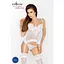 Корсет с пажами Passion JANET CORSet white L/XL - миниатюра 2