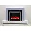 Камин электрический Fireplace Craftsman Tokado Gray Bluetooth (10080121) - миниатюра 1