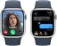 Смарт-часы Apple Watch Series 9 41mm Silver Aluminum Case with Storm Blue Sport Band -M/L (MR913QC/A) - миниатюра 6