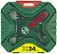 Набір свердел та біт Professional X-Line кейс 34шт Bosch hoz0013345 - мініатюра 1