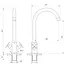 Змішувач для кухні Globus Lux DUKAT-8 SD8-203 - мініатюра 4