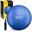 М'яч для фітнесу (фітбол) 4FIZJO 75 см Anti-Burst Blue (P-5907739316363) - мініатюра 1