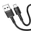 Дата кабель Hoco X83 Victory USB to MicroUSB (1m) Black - мініатюра 2