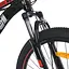 Велосипед MTB2602-2, 26 дюймів, алюмінієва рама 13 Shimano 21SP чорно-червоний - мініатюра 6