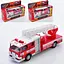 Пожарная машина, XG879-105A, металл, 17 см, с музыкальными и световыми эффектами (В ассортименте) - миниатюра 2
