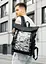 Рюкзак чоловічий Sambag RollTop Hacking чорний принт "Zebra" 41 х 30 х 16 см (24460146m) - мініатюра 1