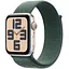 Apple Watch SE 2 2024 GPS 44mm Starlight Aluminium with Lake Green Sport Loop MXEW3 - миниатюра 2