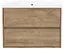 Тумба з умивальником Volle Teo 80 см дуб готланд 15-88-810Dr - мініатюра 2