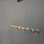 Удлиненная дизайнерская люстра с кристаллами Line.F NO 4-1000L - миниатюра 10