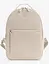 Кожаный рюкзак Groove M светло-бежевый зернистый. - миниатюра 1