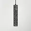 Подвес Terrazzo Cylinder Long с серым бетонным плафоном 30х6 см | Line F | Арт. MJ163-60*300 BK - миниатюра 5