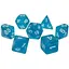 Набір кубиків Glitter 7 Dice Set - Light Blue , 7 шт. (g7dglit06) - мініатюра 1