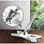 Швабра бабочка лентяйка X-type mop с автоотжимом, телескопической ручкой и насадкой из микрофибры - миниатюра 9