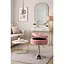 Кресло трансформер Costway Meri с местом хранения розовый - миниатюра 3