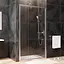 Душевые двери AM.PM Gem 110x195 см стекло прозрачное хром матовый W90UG-110-1P-195MT, прозрачный, хром матовый - миниатюра 2