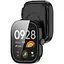 Чехол-накладка DK для Xiaomi Redmi Watch 5 Пластик Gloss Glass Full Cover (black) - миниатюра 2