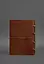 Шкіряний блокнот А4 на кільцях (Софт-бук) 9.0 в м'якій обкладинці світло-коричневий Краст - мініатюра 6