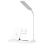 БЗП Usams US-CD195 15W 4in1 Wireless Charging Holder With Table Lamp White - мініатюра 2
