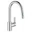 Змішувач для мийки Grohe Eurostyle Cosmopolitan з висувним виливом Хром 30412 - мініатюра 1
