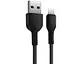Кабель Hoco X20 Flash Lightning charging cable L-2 м Чорний - мініатюра 1
