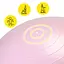 Мяч для фитнеса (фитбол) Cornix 65 см полумассажный Anti-Burst Light Pink XR-0481 - миниатюра 8