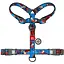 Шлея для собак Waudog Nylon анатомічна H-подібна з QR-паспортом, малюнок "Сила Супермена", пластиковий фастекс, XL - мініатюра 2