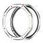 Безель металевий Sikai для смартгодинника Xiaomi Watch S3/S4 Silver-multicolor + захисне скло - мініатюра 6