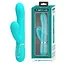 Вибратор-кролик Pretty Love Mariana 22.6 см бирюзовый - миниатюра 11