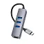 Перехідник Hoco Hub HB34 USB to USB 3.0 x 3+RJ45 /19 - мініатюра 4